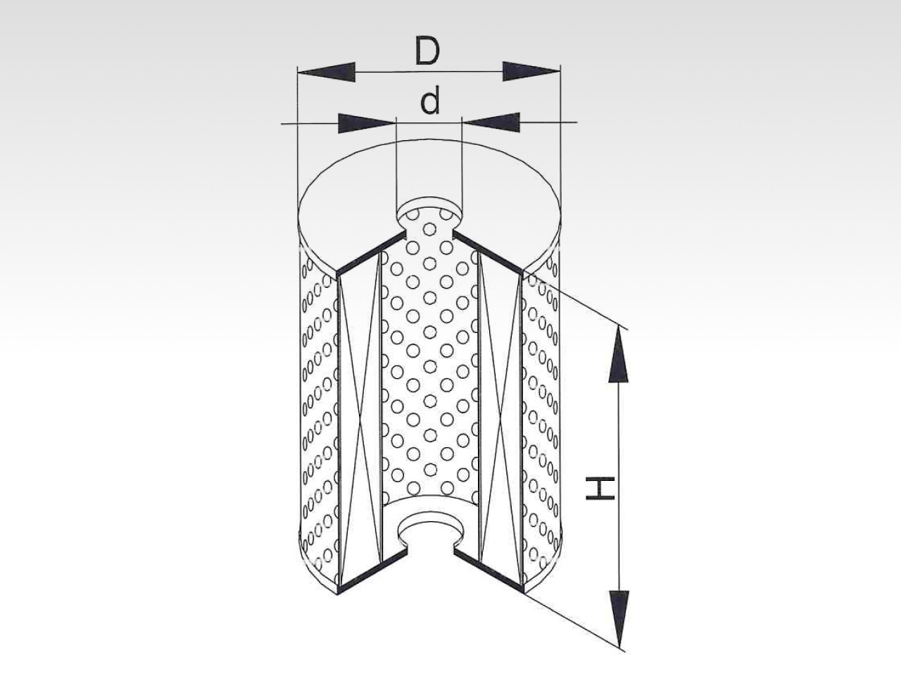 Фильтр для тепловозов и судов, Топливный фильтр фильтр NEVSKY FILTER NF3726