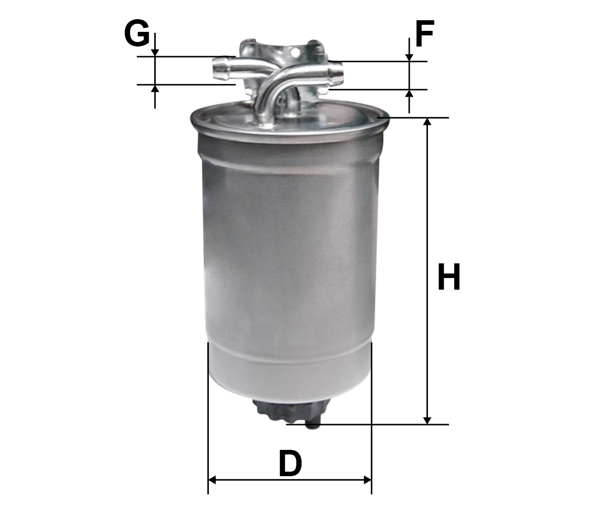 Топливный фильтр фильтр NEVSKY FILTER NF2009D (Diesel)